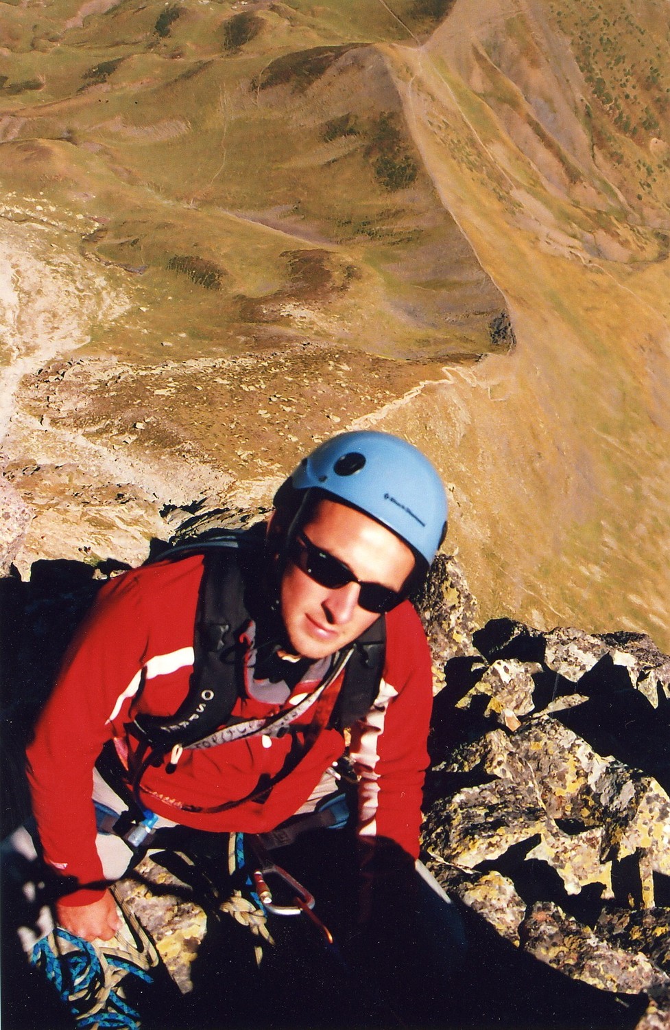 sur l'arête