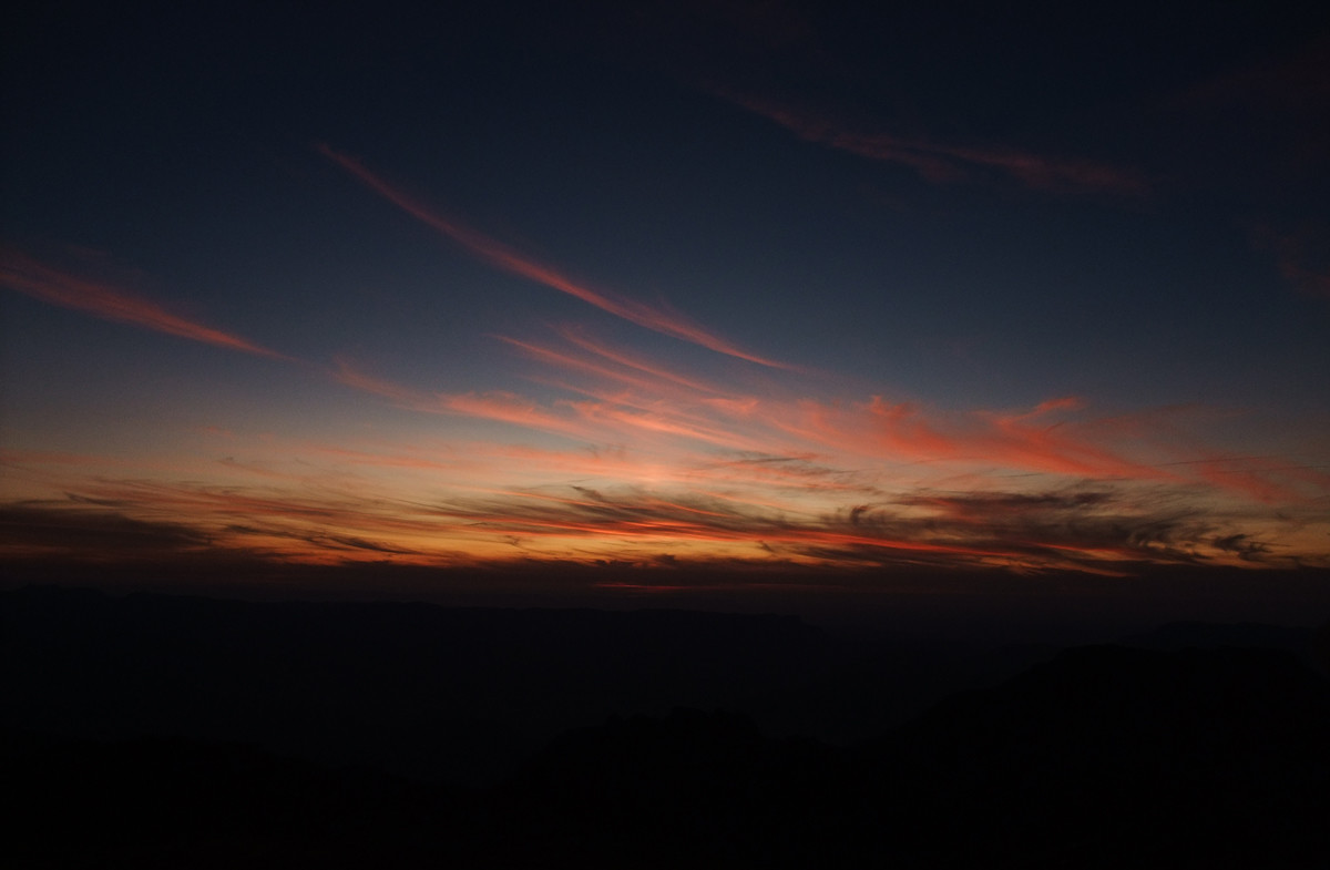 Crépuscule, en montant à la Grande Lauzière