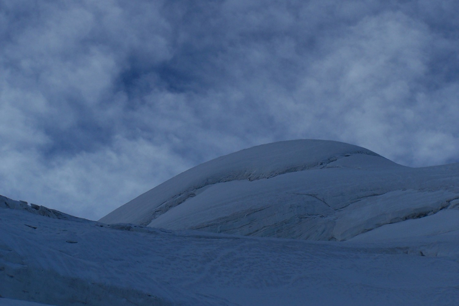 "Le dôme" du glacier Laveciau