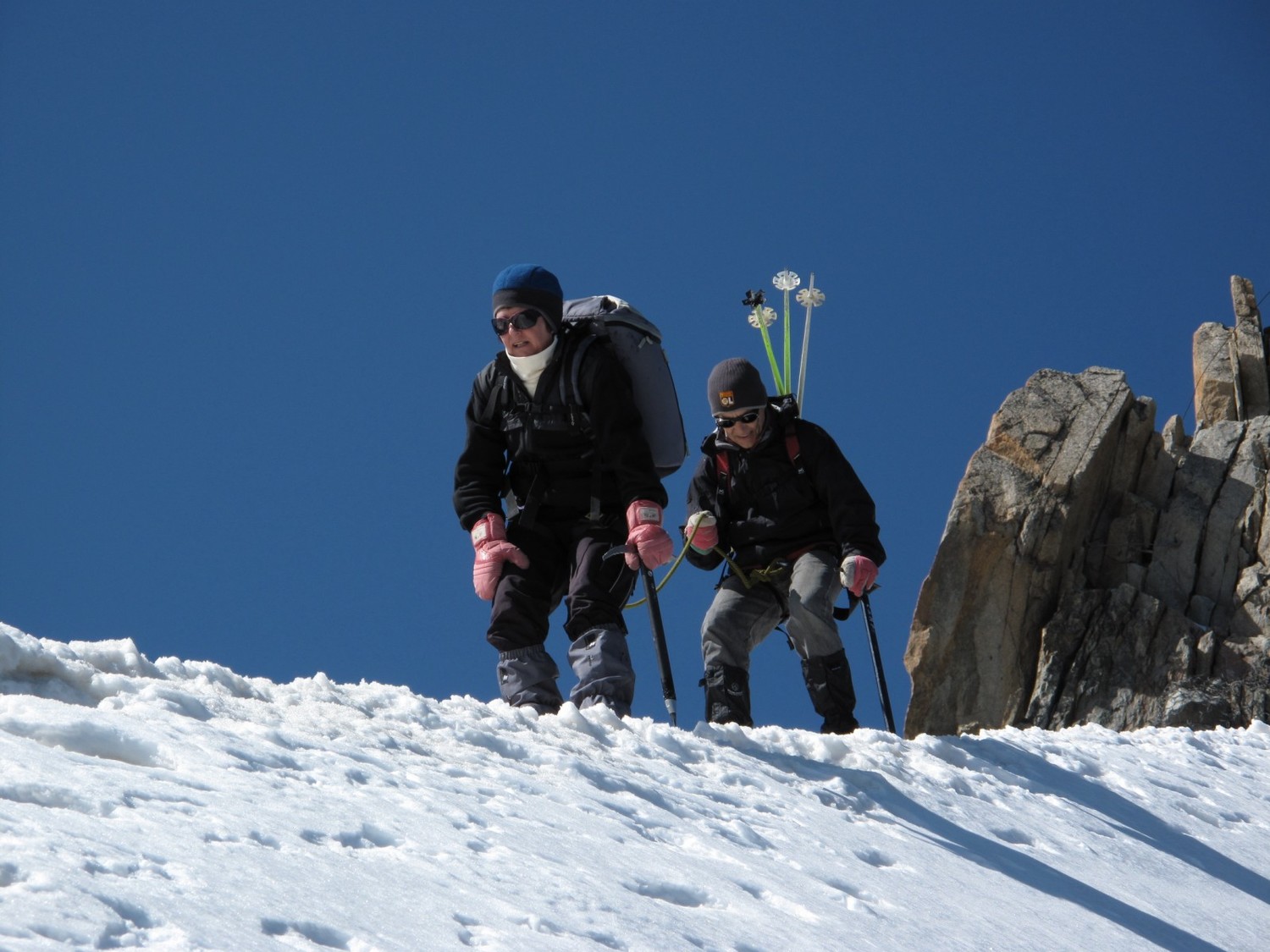 sur l'arête