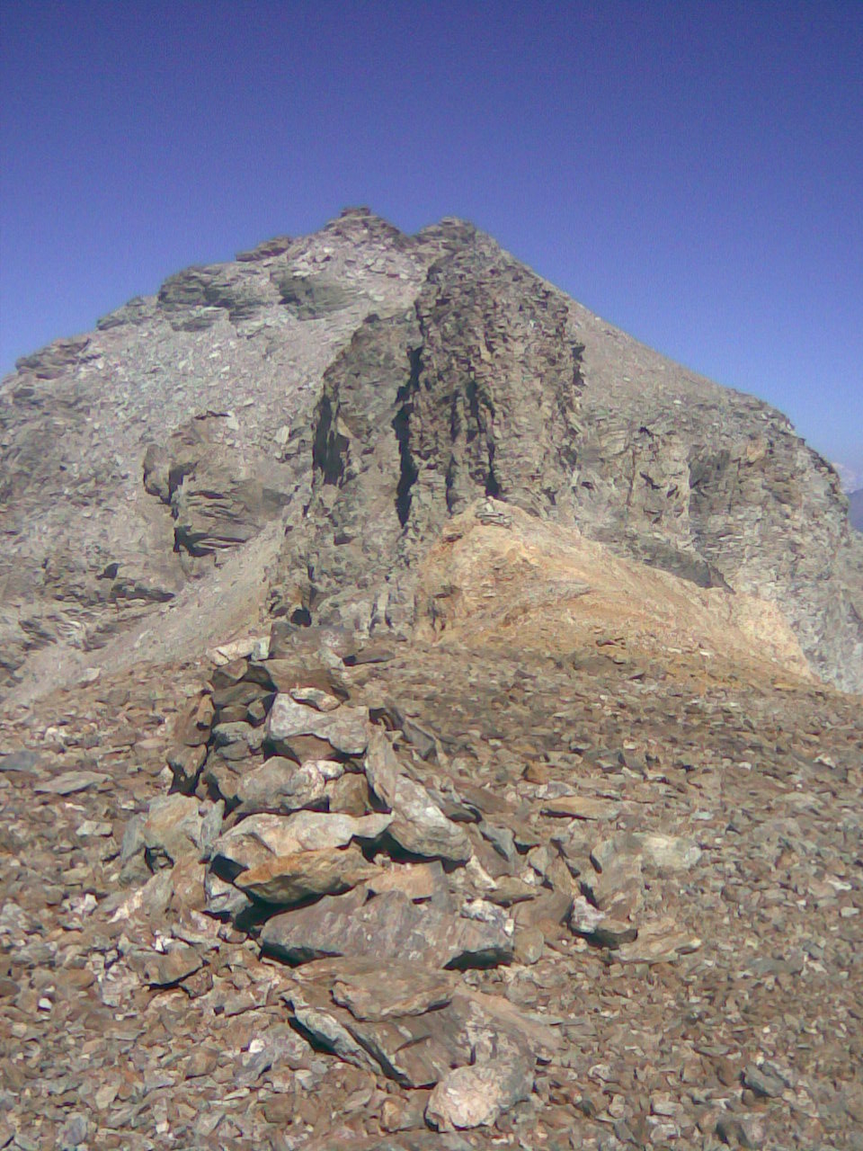 Deuxième ressaut depuis le col d'agnel nord