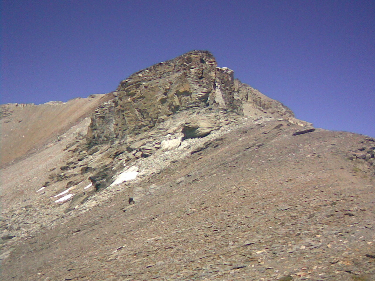 Premier ressaut depuis le col d'agnel nord