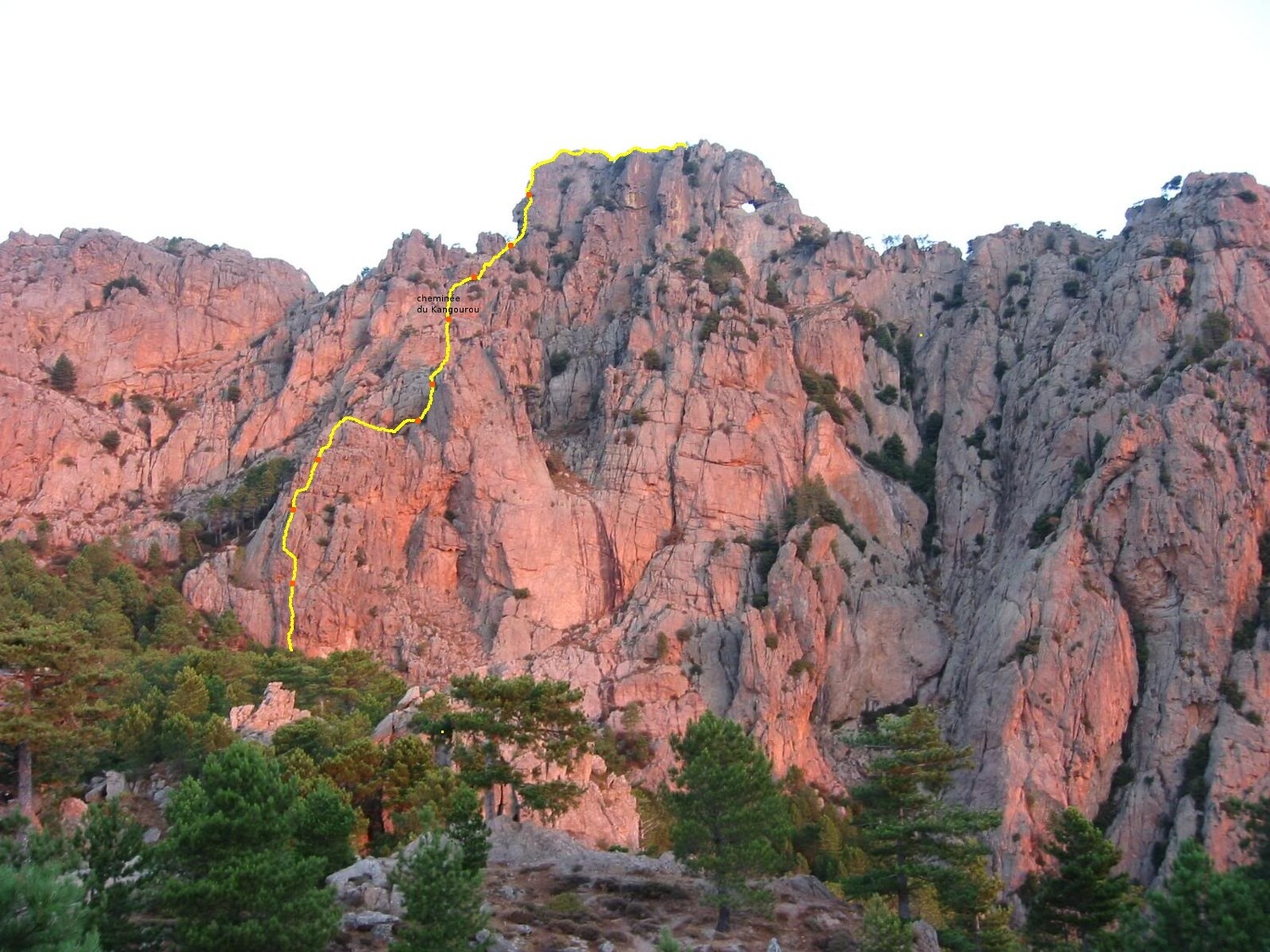 Tafunata di Paliri, face sud-est