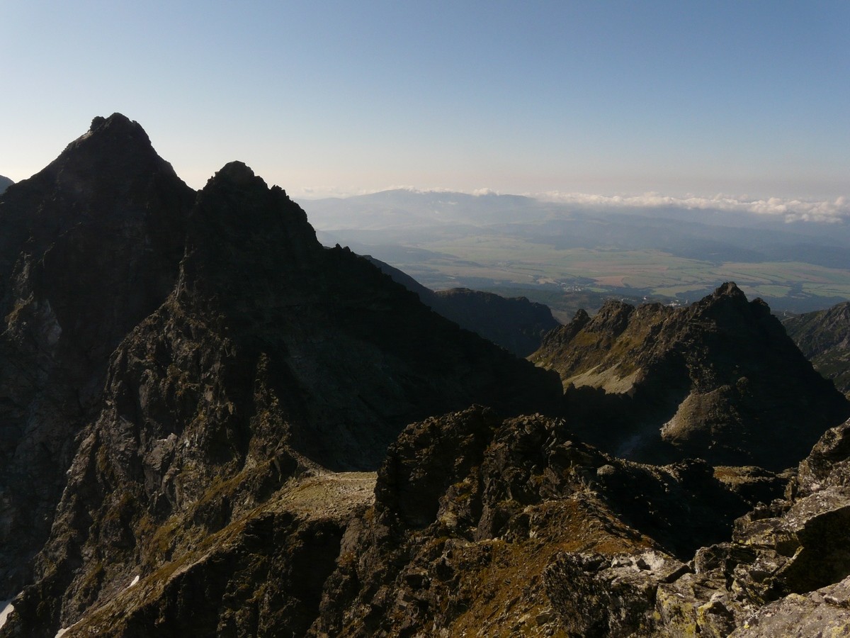En montant au Rysy (vue vers le S)