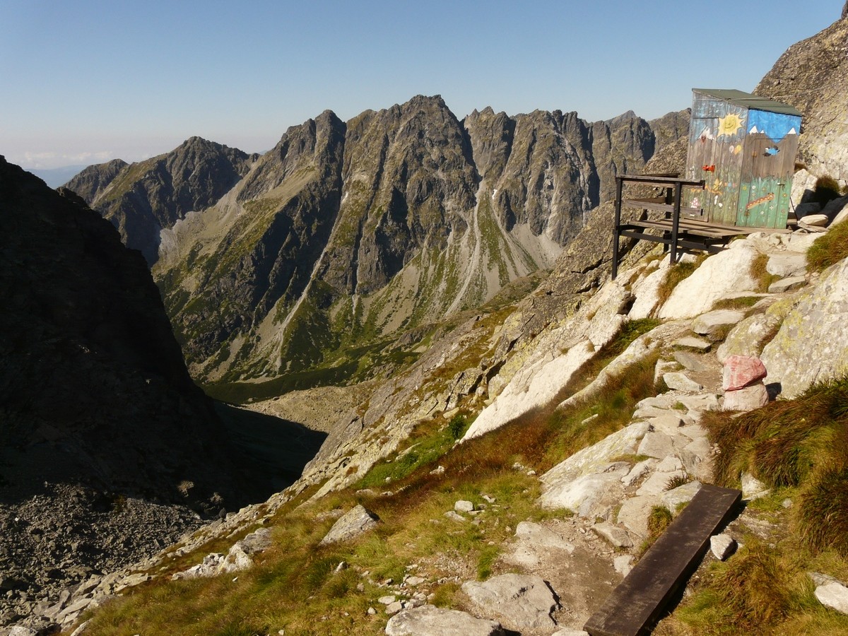 Chata pod Rysmi - les toilettes panoramiques