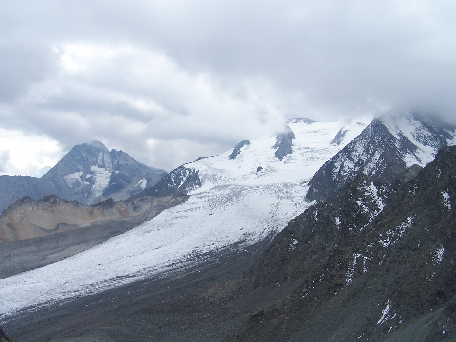 Pte dela Masse, Peclet-Polset et le glacier de Gébroulaz vu du col du Borgne