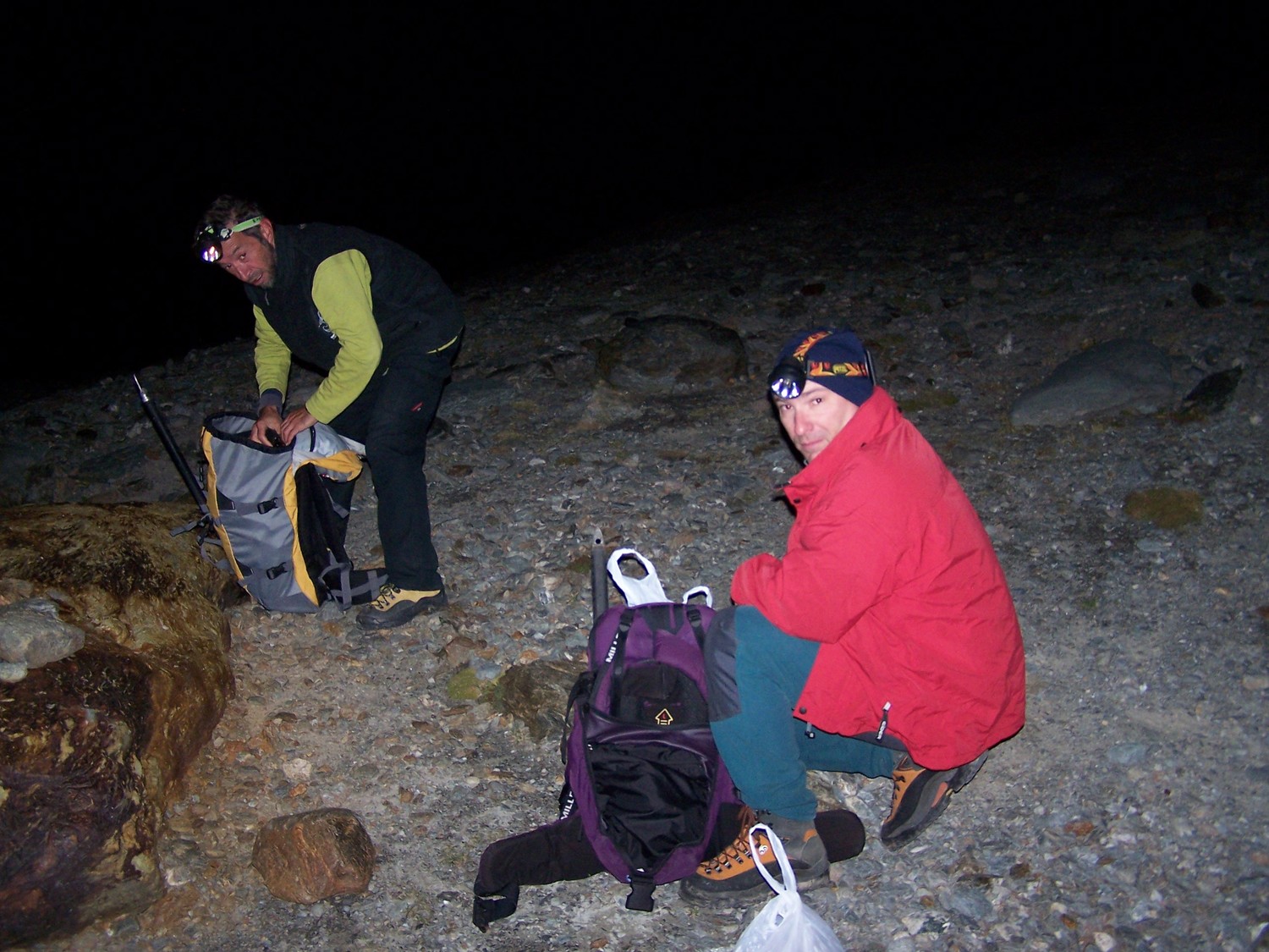 Fred et Rémi au lac du Génépy