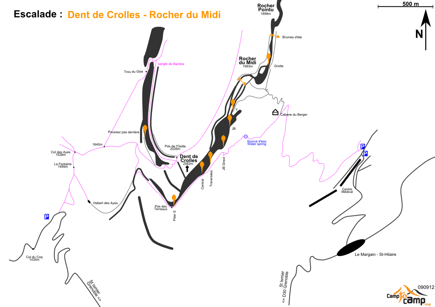 Dent de Crolles - Rocher du Midi