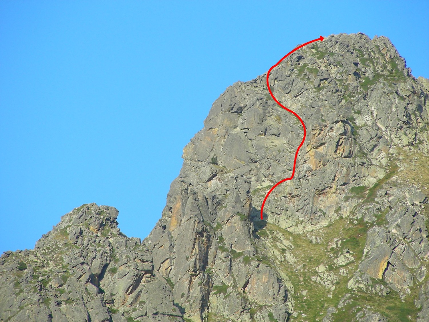 La variante en 4a para superar el segundo resalte