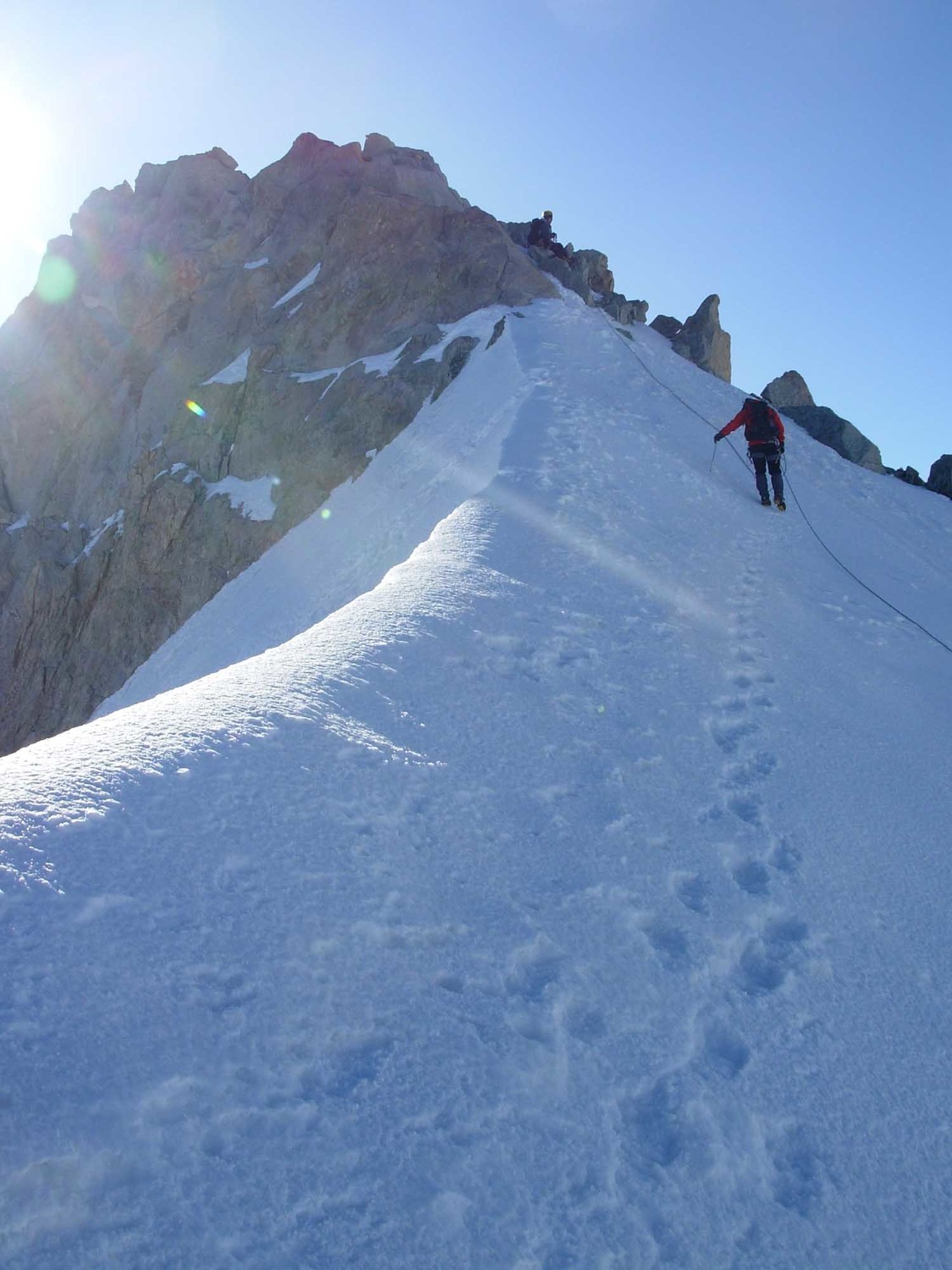 Progression sur l'arête