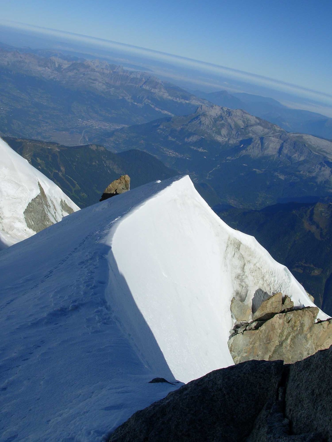 Vue de l'arête