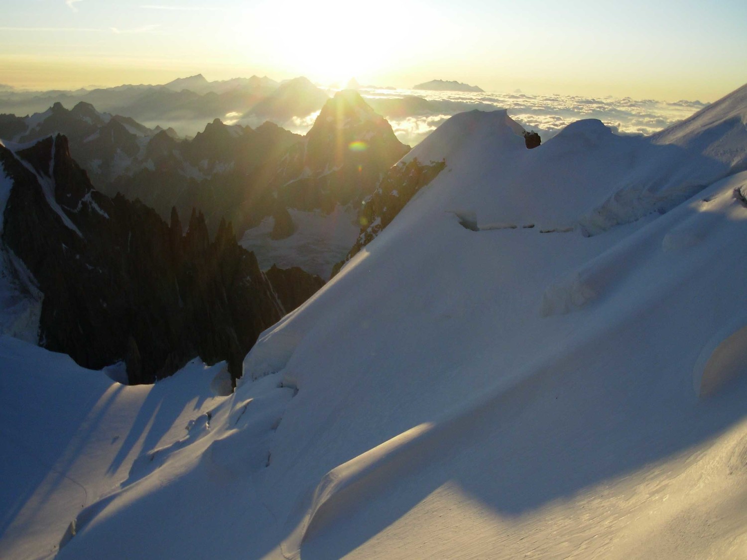 Petit panorama sympa à la montée au lever du soleil