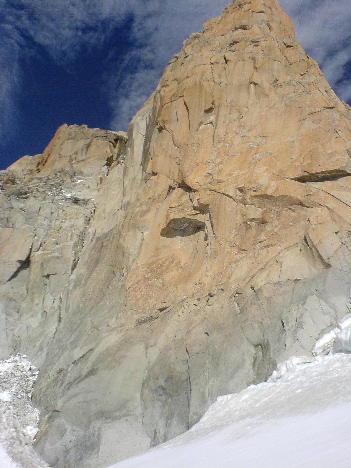 belle paroie d'escalade