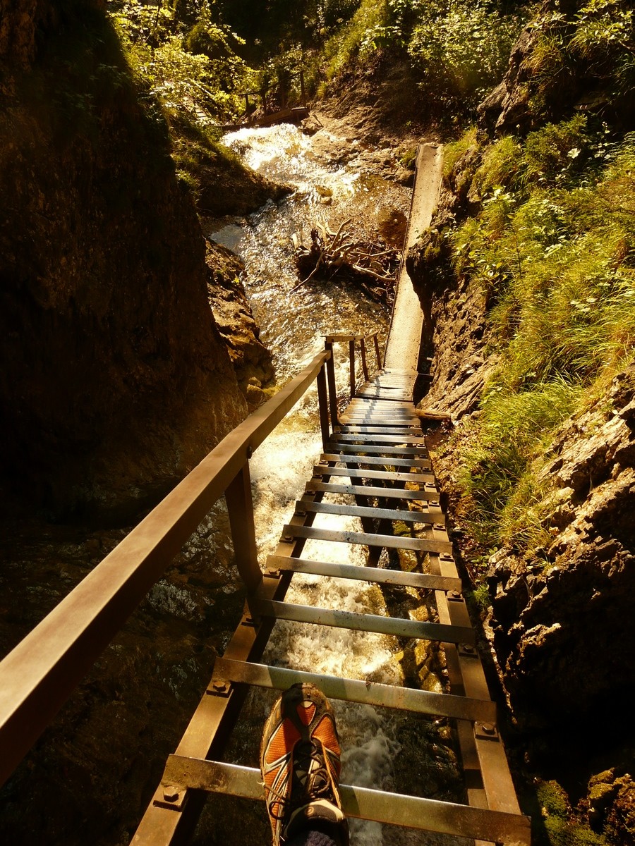 Dans le canyon équipé