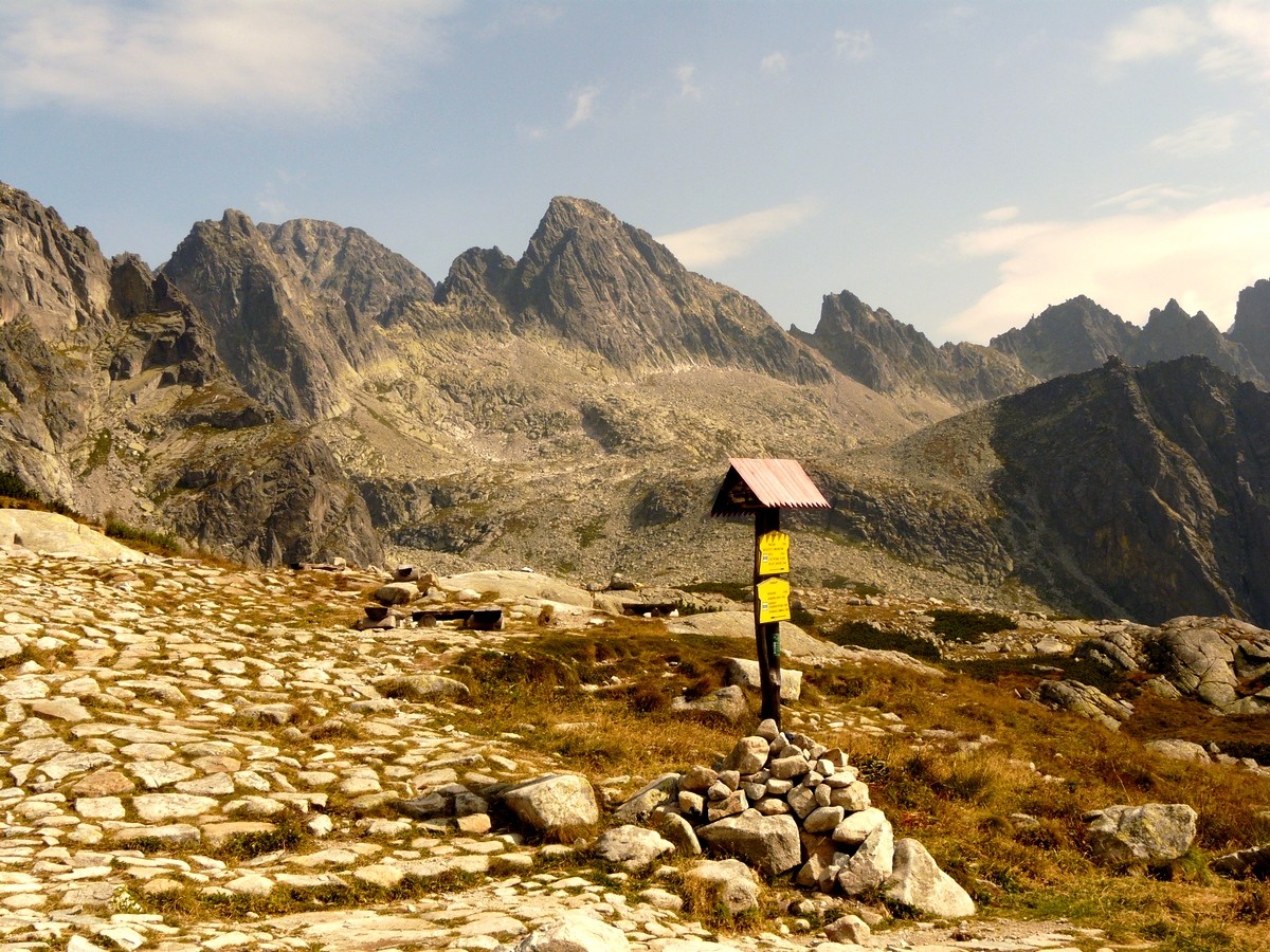 La vue depuis Zbojnícka chata
