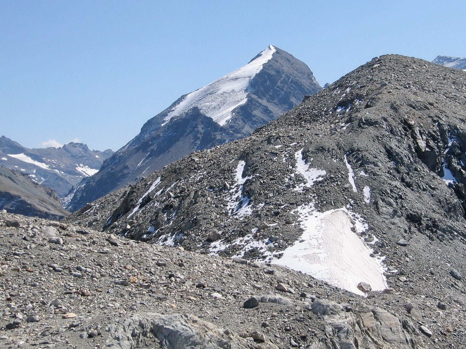 pointe des mines, du lac blanc