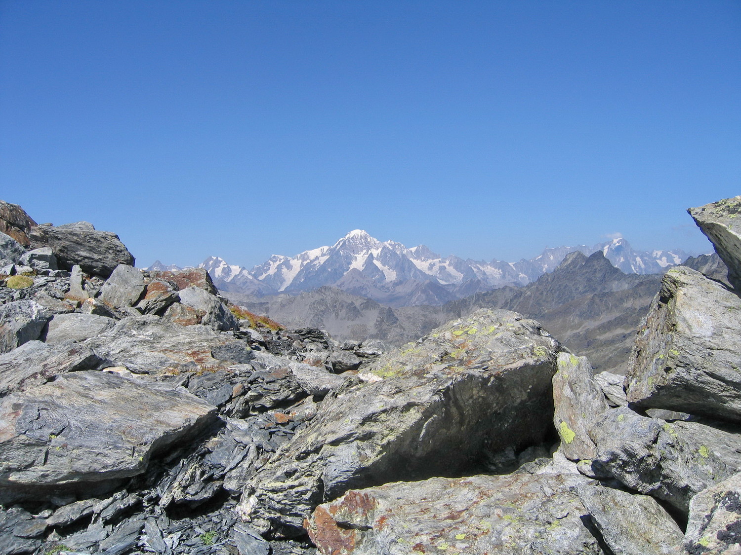 les grandes jorasses, de la pointe 2995