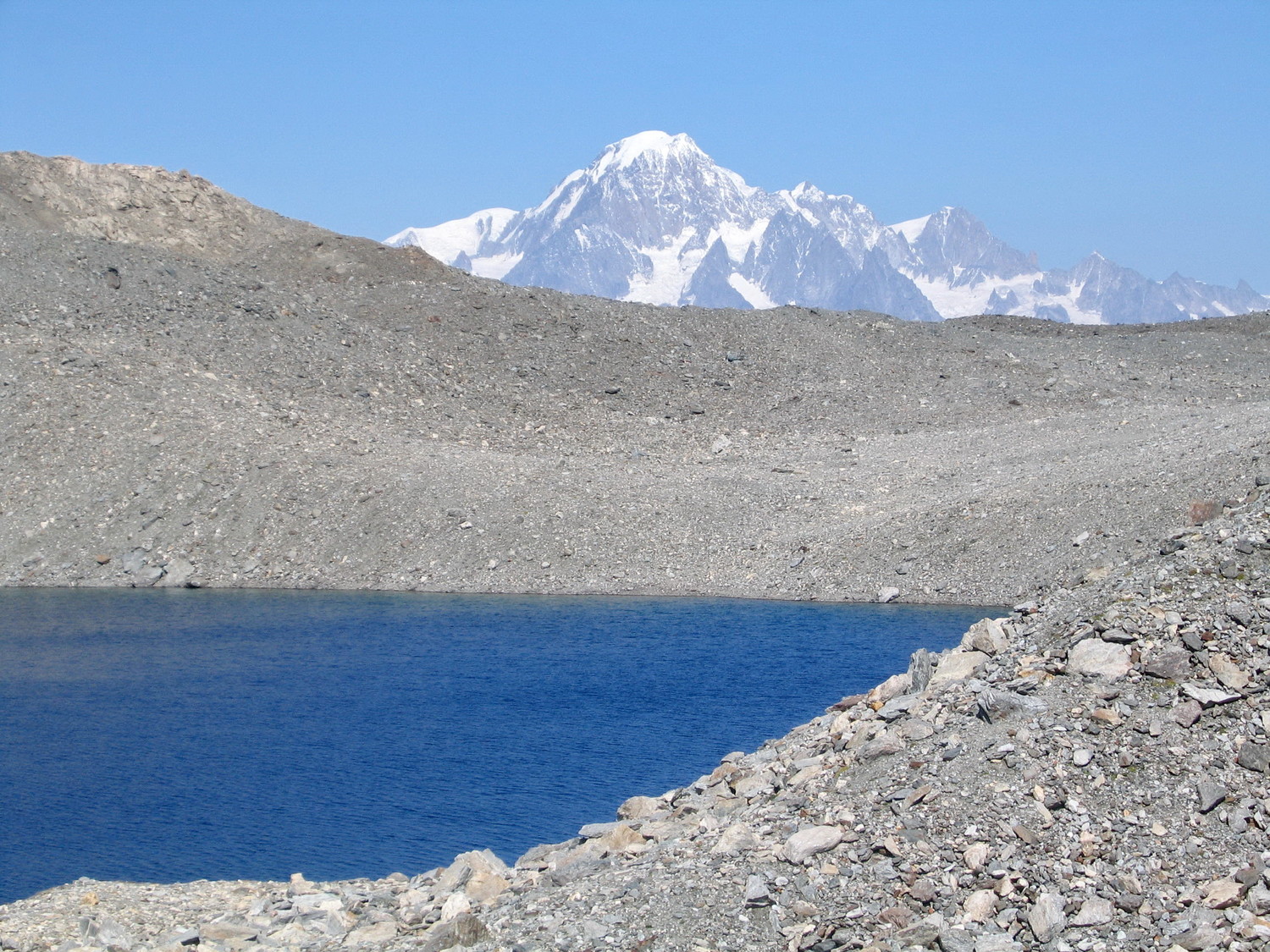 le mt blanc, du lac blanc