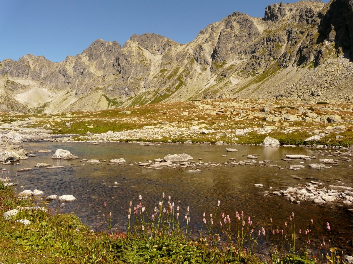 Lac au bord du Hincov potok