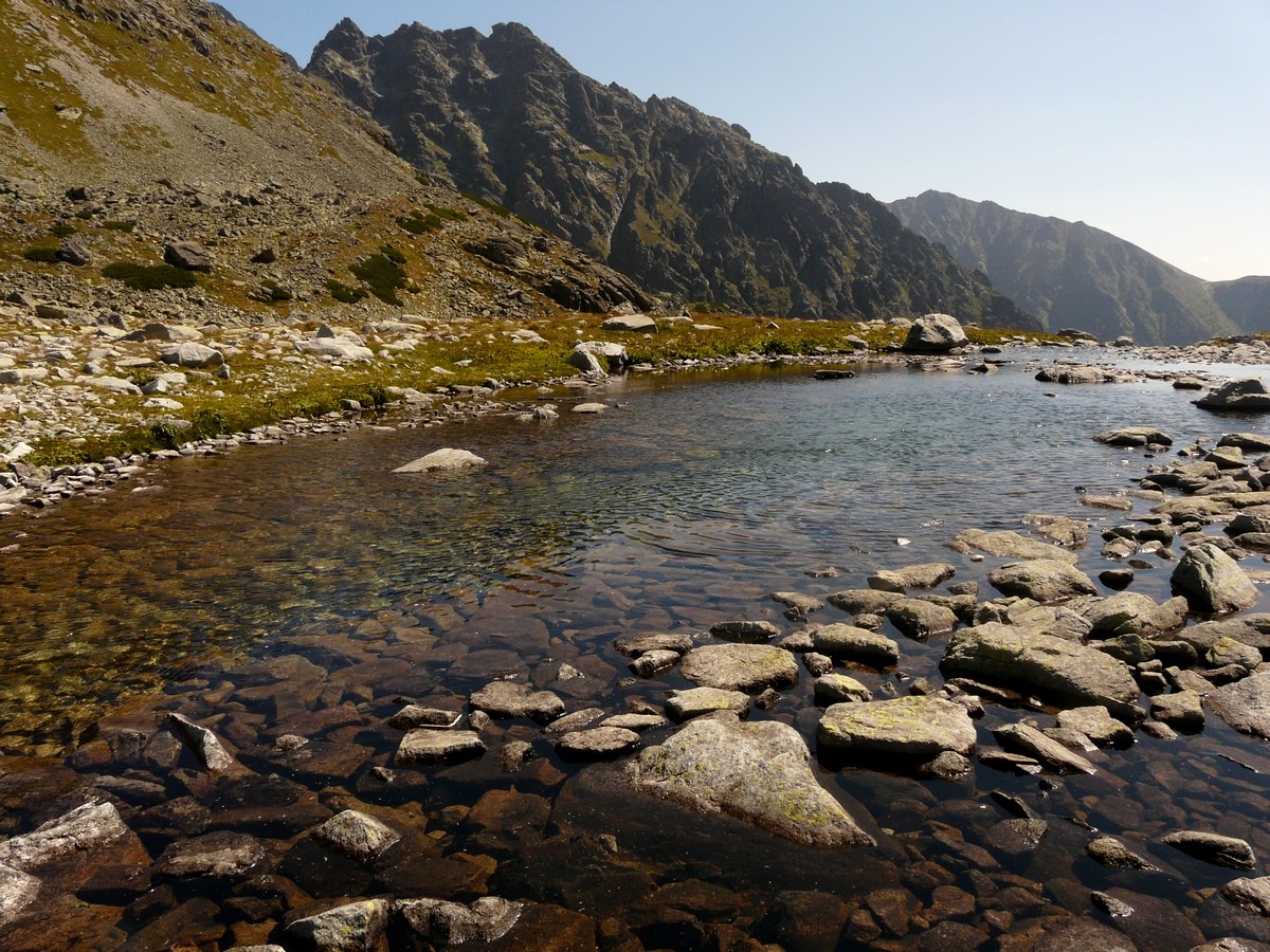 Lac au bord du Hincov potok