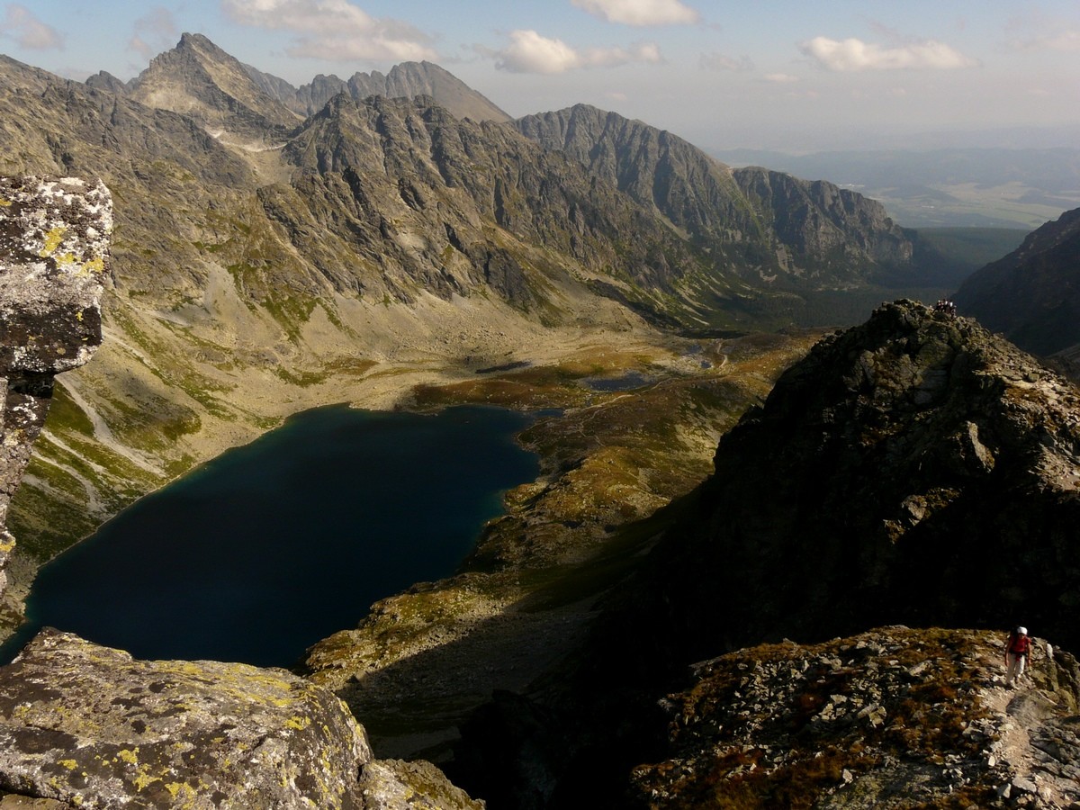 Au dessus du Veľké Hincovo Pleso
