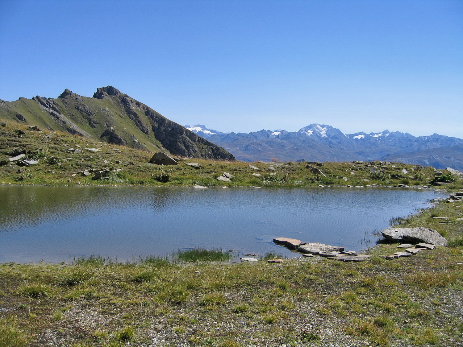 l'aiguille de peclet, du lac du cheval noir