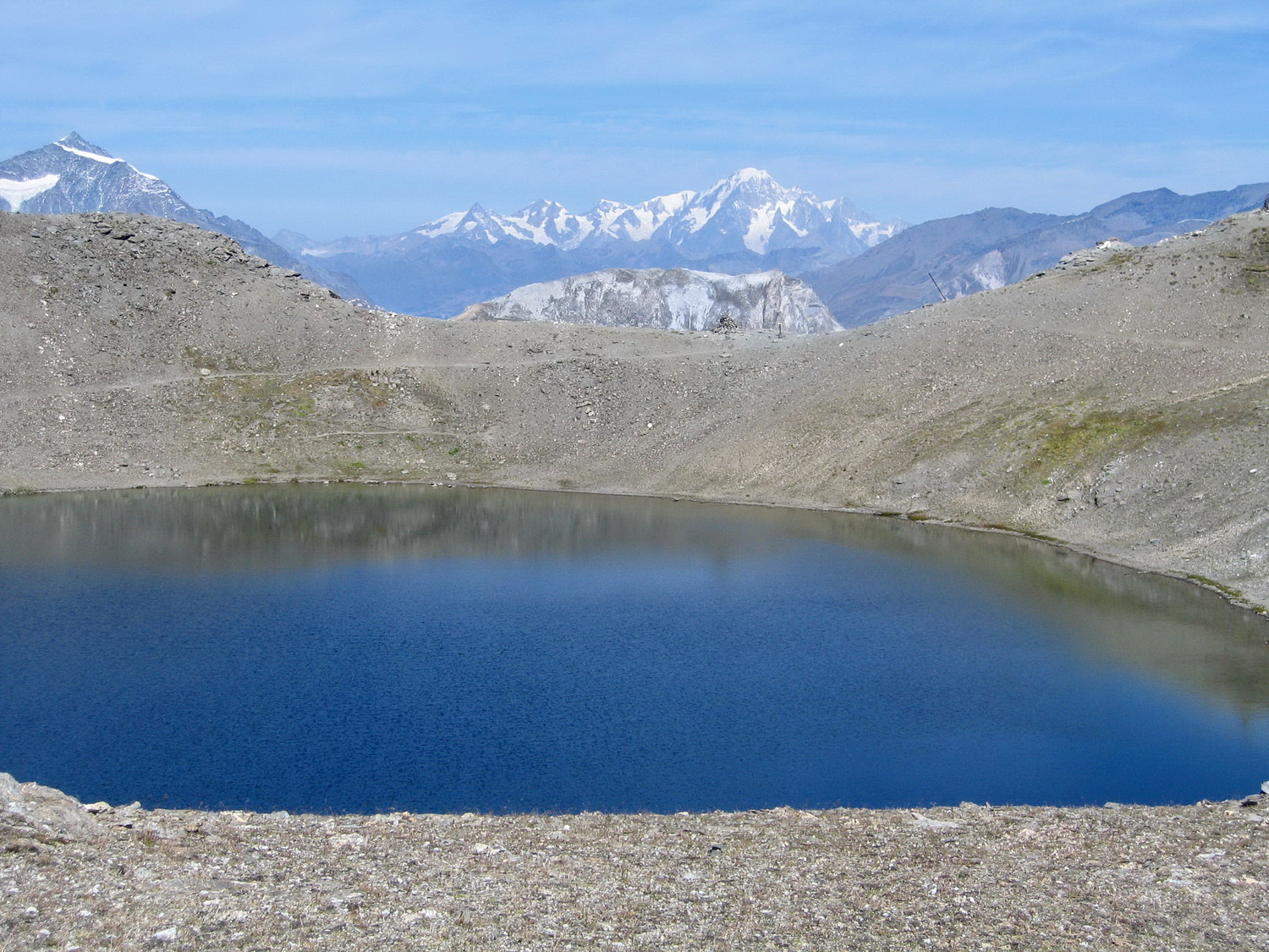 mt blanc du lac de la rocheure