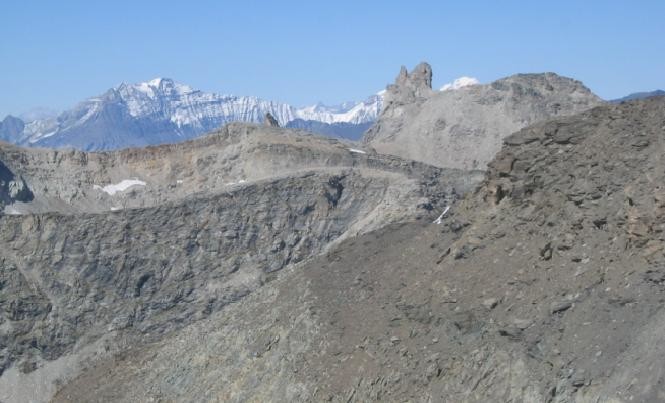 Gde Casse, vu depuis sommet