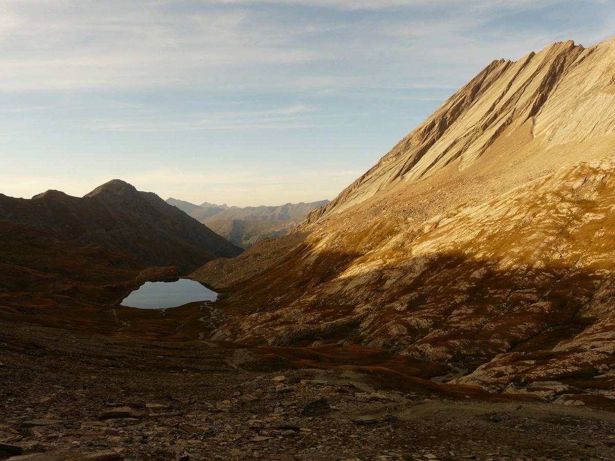 Lac Foréant au pied de la Taillante