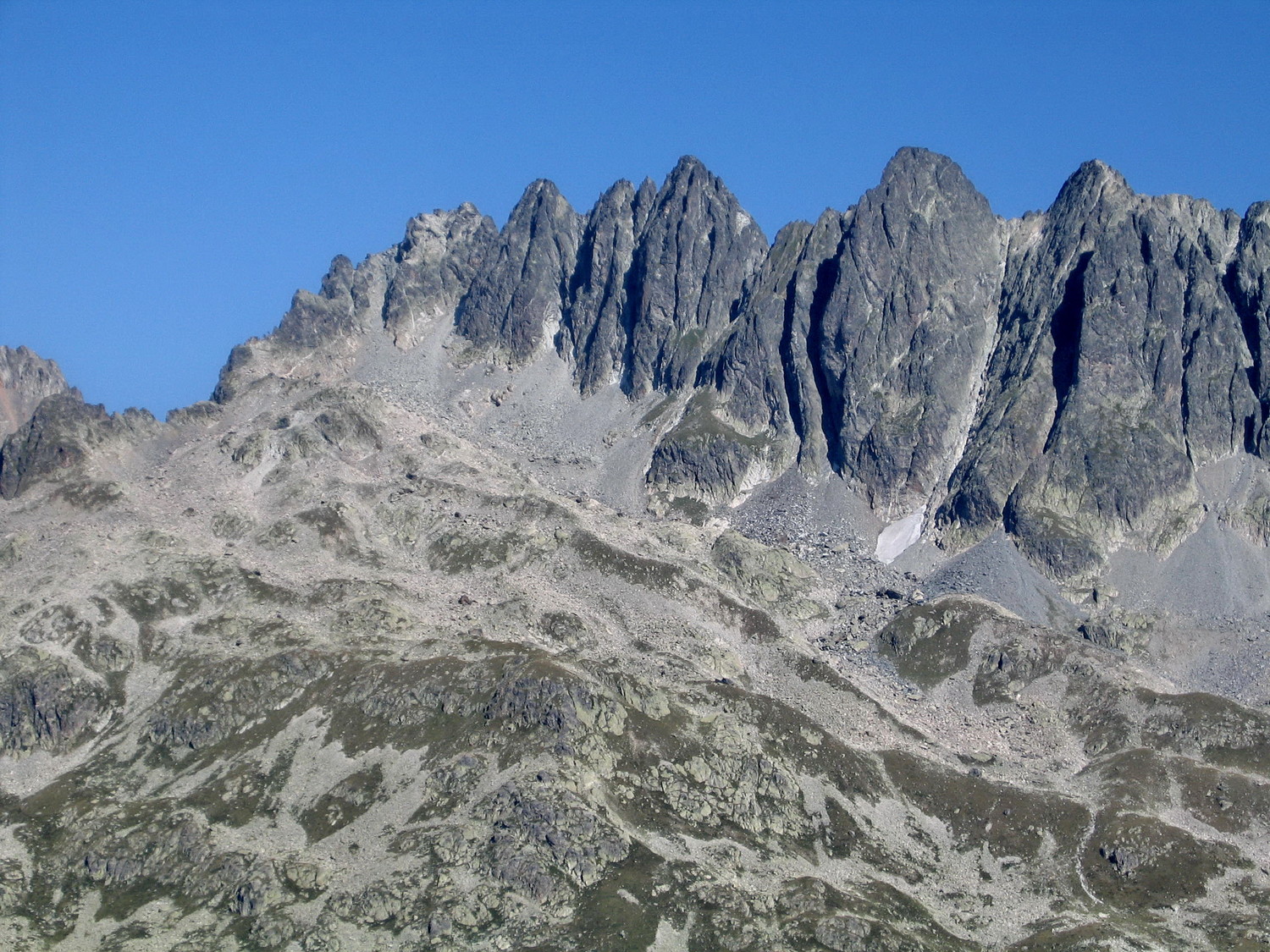 les aiguilles de l'argentiére, de montfroid