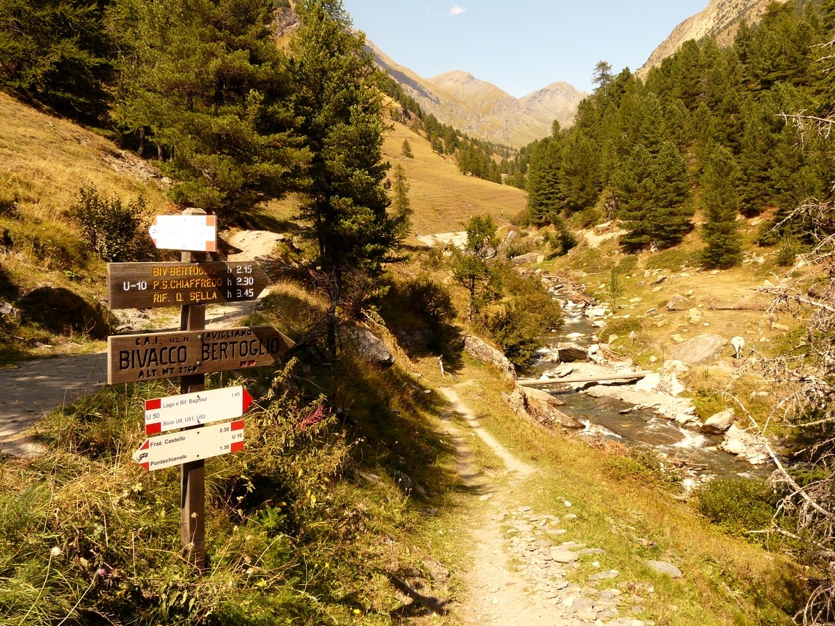 Vallon de Vallante - bifurcation vers Bertoglio