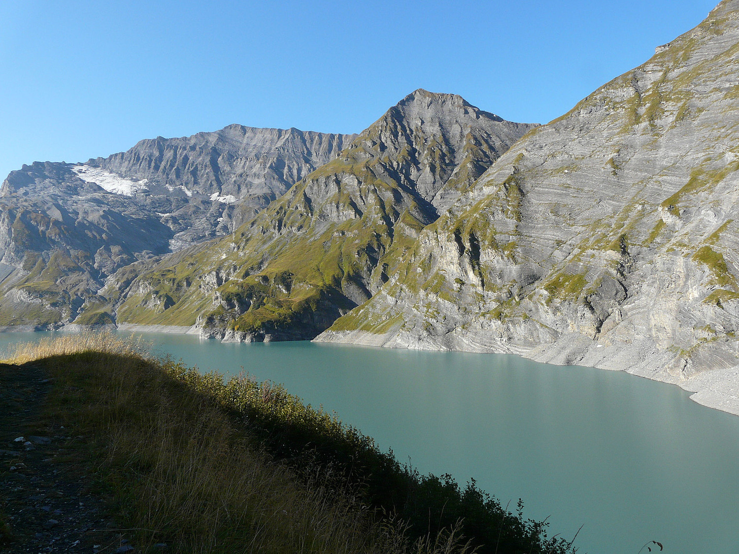 Pointe de la Finive et la retenue d'Emosson