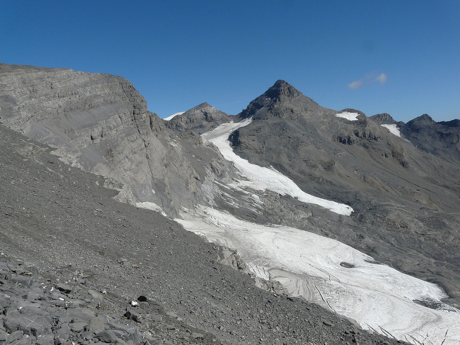 Tour Sallière et glacier des Fonds