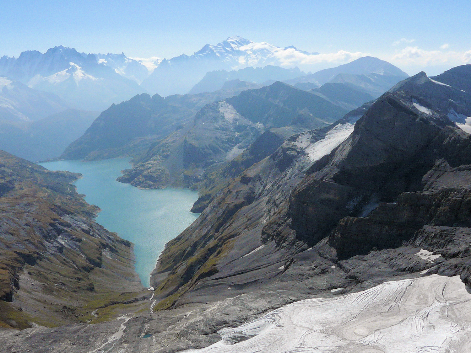 Le panorama depuis le sommet du Ruan