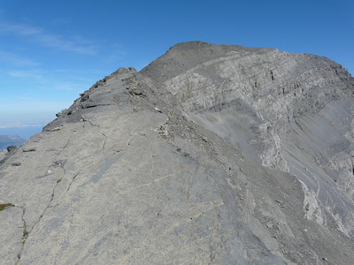 Le Mont Ruan, l'arête finale