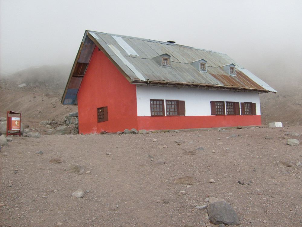 El refugio Whymper a 5000 metros