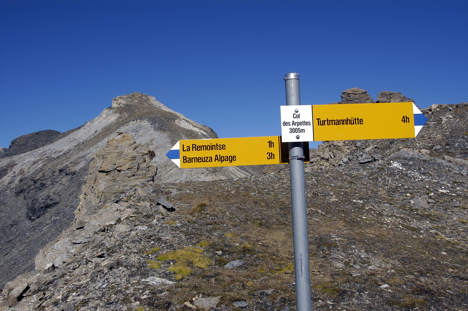Col des Arpettes et Wängerhorn