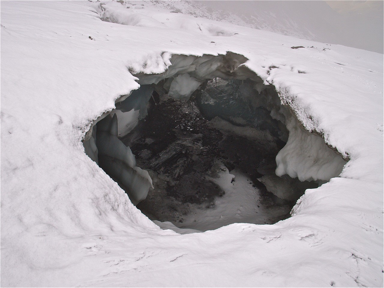 Sur le glacier de la chiaupe