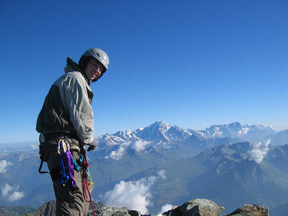 En haut du Mt Pourri
