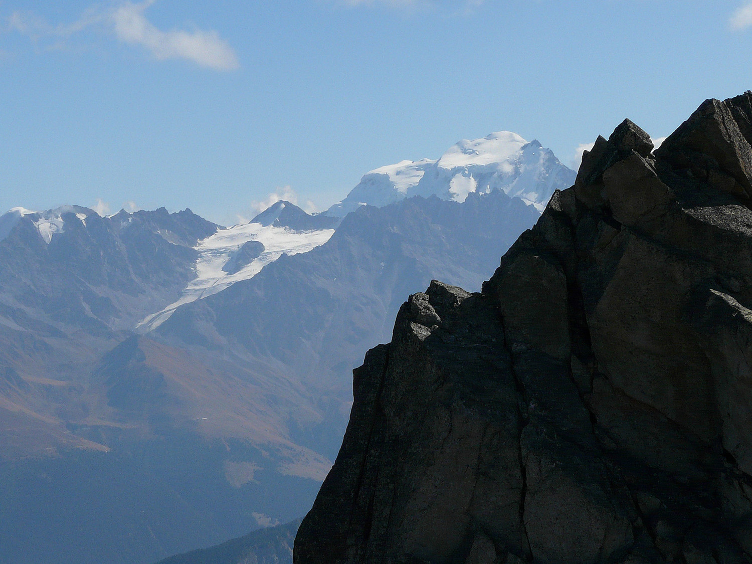 Le Grand Combin depuis le Génépi