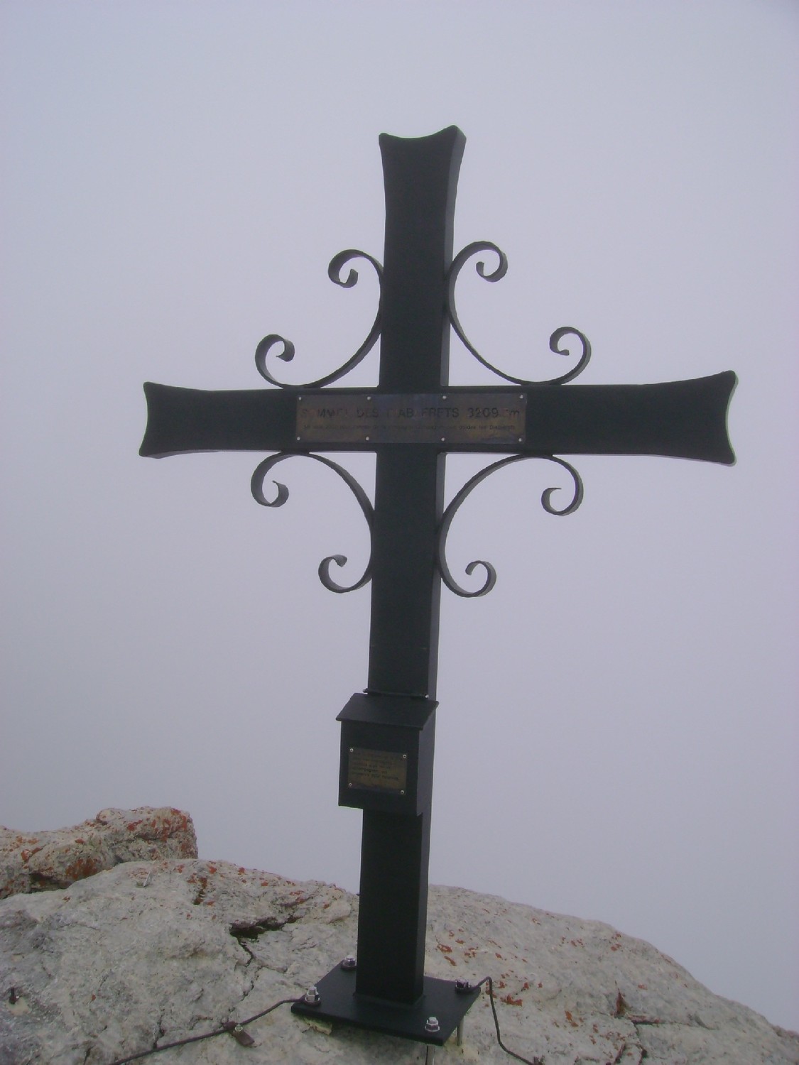 Sommet des Diablerets... dans le brouillard