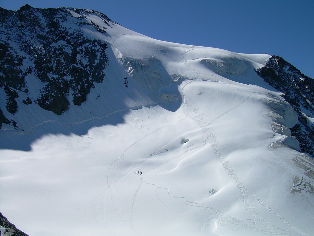 Du col des Roches l'itiniraire du glacier du Geay