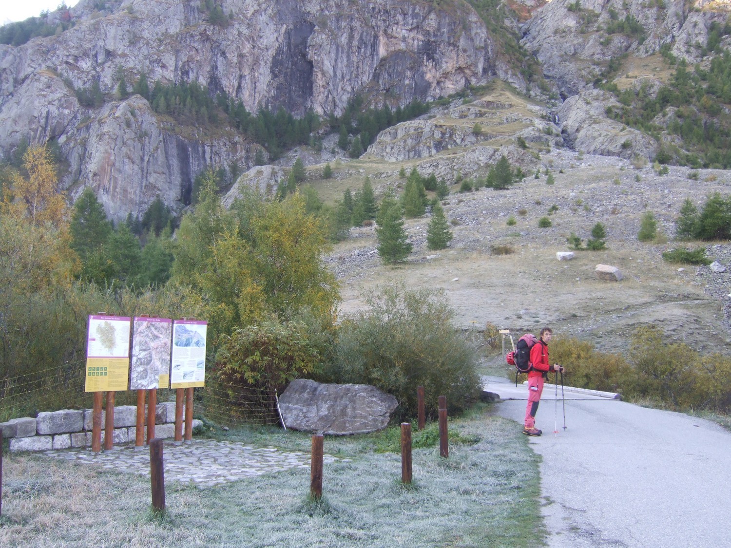 Départ sur le pont des brebis