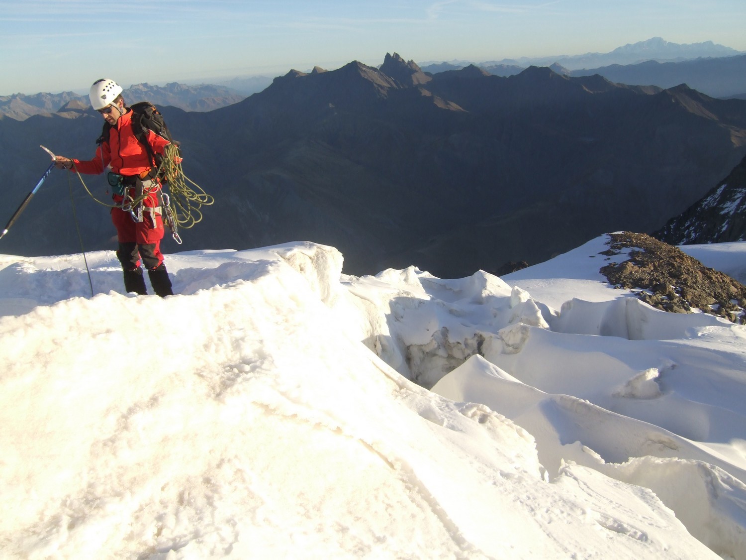 Traversée du glacier de l homme