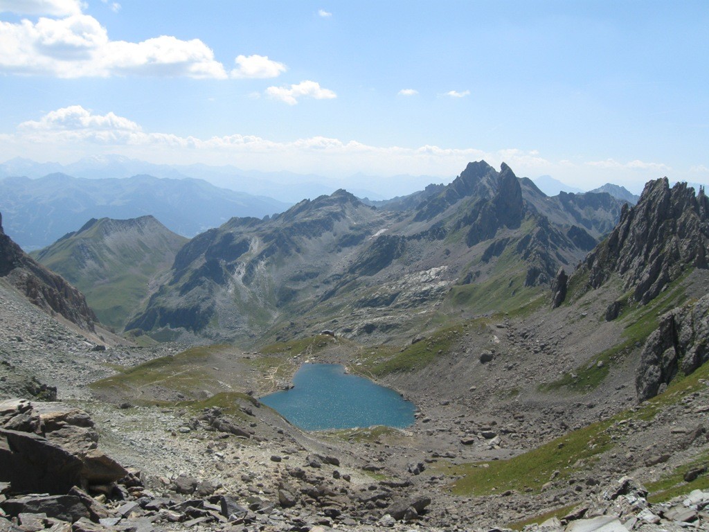 Lac de Presset, Pierra Menta depuis col du Grand Fond