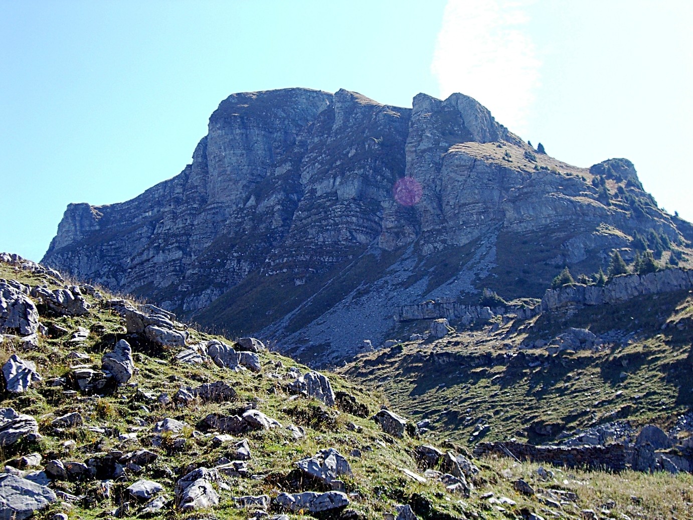 Tête du Géant, versant NW