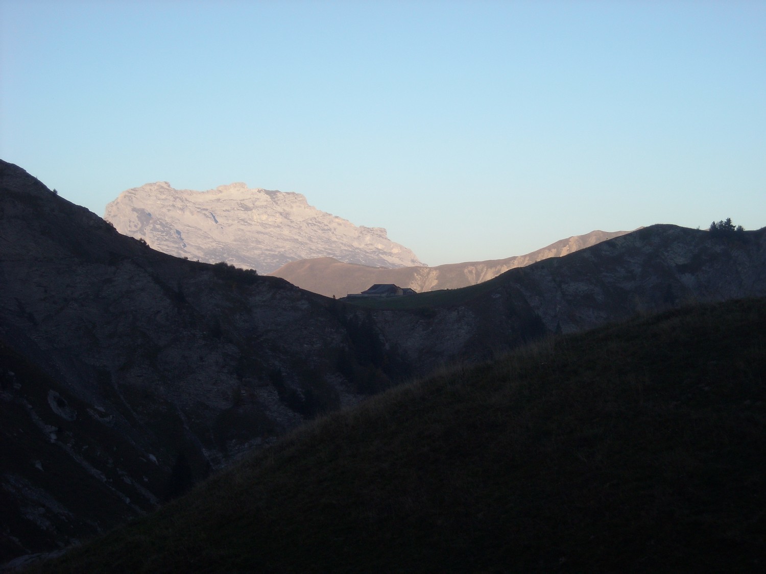 La Tournette en robre joliment lumineuse.