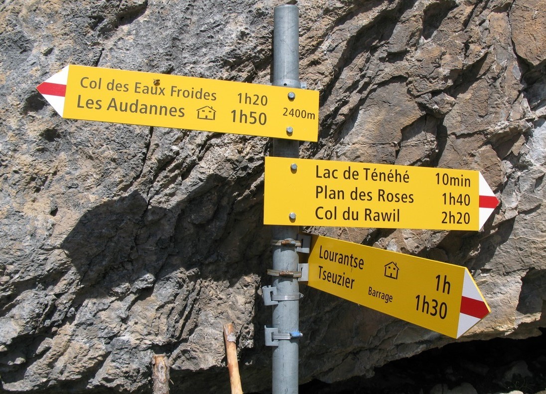 Direction col des Eaux Froides