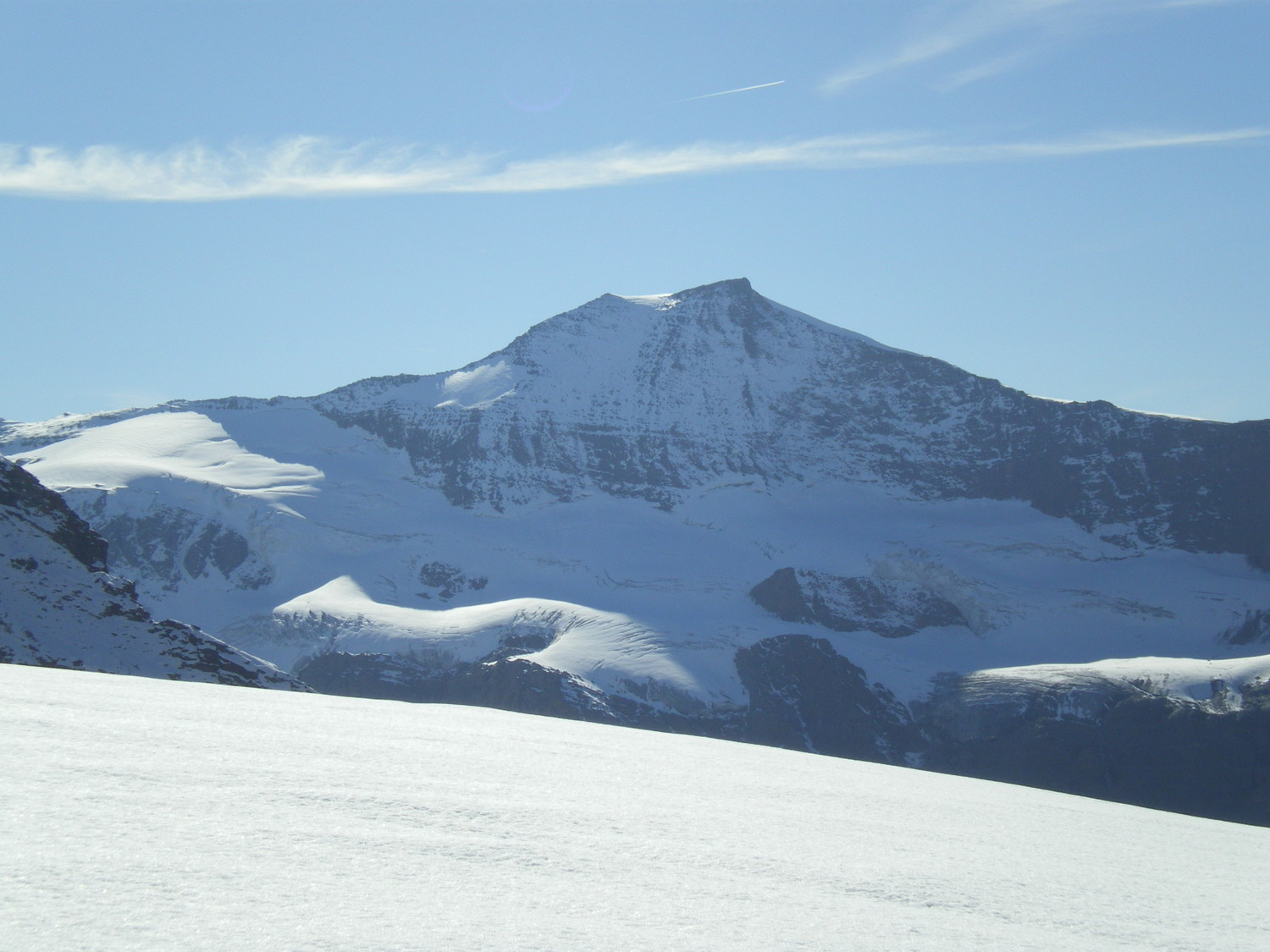 L'Albaron depuis le glacier du Grand Méan