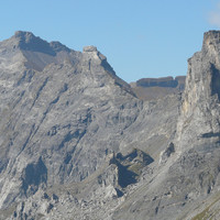 Pointes de Platé et du Dérochoir, le Passage du Dérochoir.